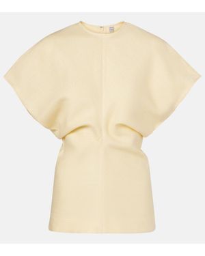 TOTEME Gathered Top - Natural
