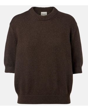 KHAITE Pullover Davin Aus Kaschmir - Braun