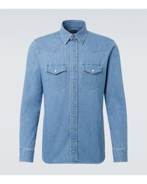 Tom Ford Jeanshemd - Blau