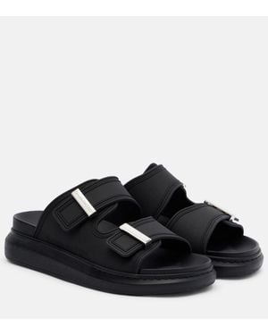 McQueen Plateausandalen - Schwarz