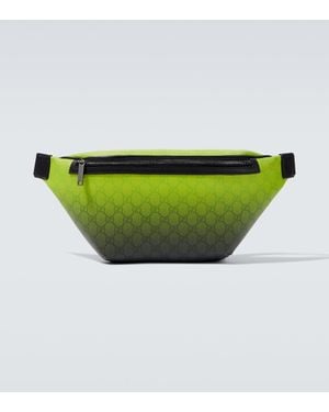 Gucci Guerteltasche Gg Aus Canvas - Grün