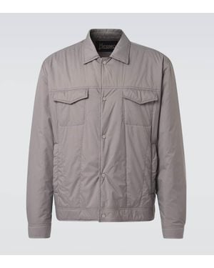 Herno Wattierte Feldjacke - Grau
