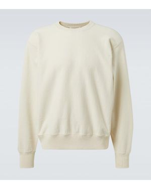 AURALEE Cotton Jersey Sweatshirt - White