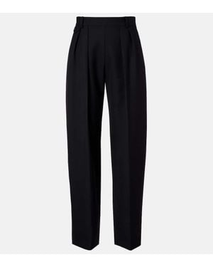 KHAITE Hose Dugan Aus Wolle - Blau