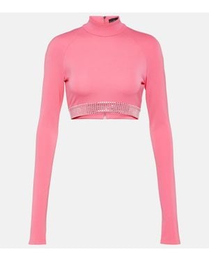 David Koma Top Cropped - Rosa