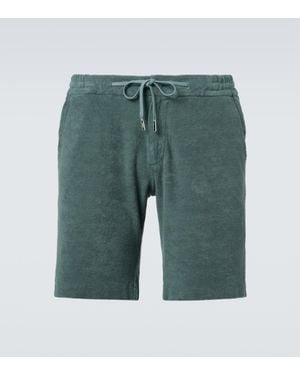 Fedeli Shorts Aus Frottee - Grün