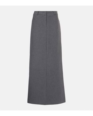 Frankie Shop Malvo Maxi Skirt - Grey