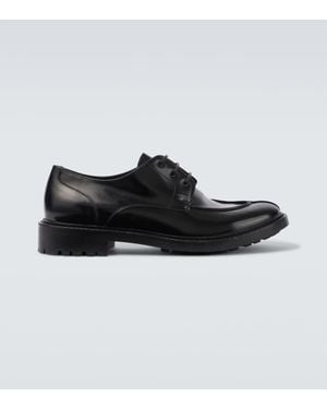 Saint Laurent Derbies Lino En Cuir - Noir