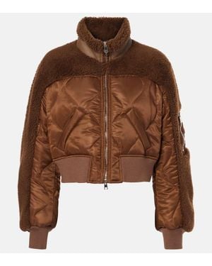 コート BLANCHA STRAIGHT \"MERINO SHEARLING\" JACKET Blancha Straight 
