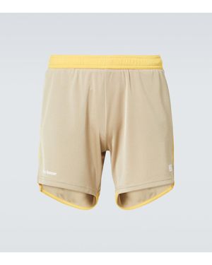 Wales Bonner Shorts Color-Block Con Logo - Neutro
