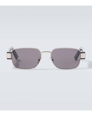 Dior Eckige Sonnenbrille Christian Dior Label - Grau