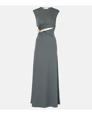 Christopher Esber Maxikleid Concave Stone - Grau