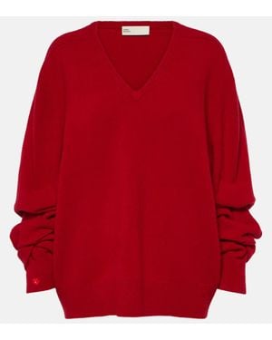 Tory Burch Pullover Aus Einem Wollgemisch - Rot