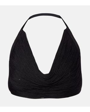 The Attico Bralette - Schwarz
