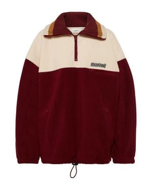 Isabel Marant Sudadera Mamet de forro polar con logo - Rojo