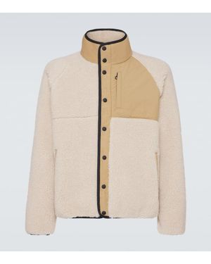 Loro Piana Cashmere And Silk Fleece Jacket - Natural