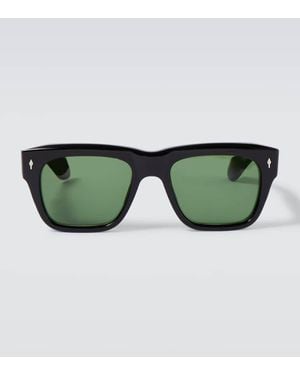 Jacques Marie Mage Eckige Sonnenbrille Cash - Grün