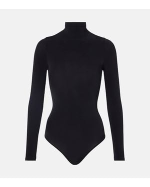 Wolford Buenos Aires Sheer Bodysuit - Blue