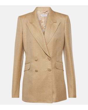 Gabriela Hearst Wool, Silk And Linen Blazer - Natural