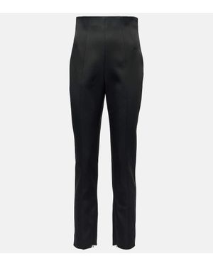 KHAITE Pantaloni Slim Lenn - Nero