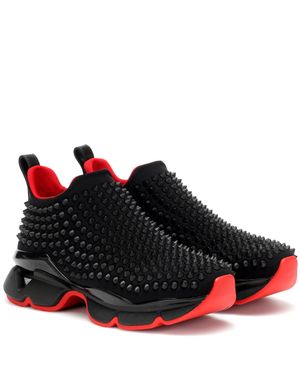 Christian Louboutin Zapatillas Spike Sock Donna - Negro
