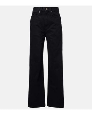 KHAITE Bonnie Low-Rise Straight Jeans - Blue