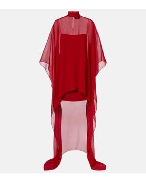 ‎Taller Marmo Kaftan Fini Aus Seide - Rot