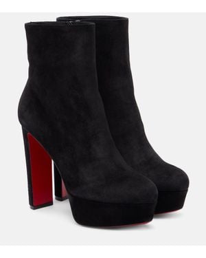 Christian Louboutin Stivaletti Loo Booty 130 - Nero