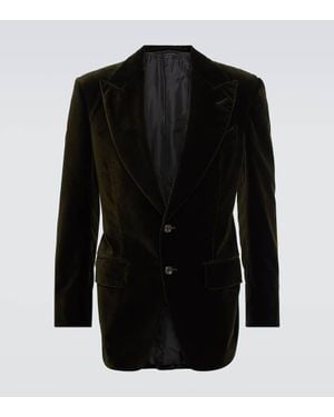 Tom Ford Atticus Velvet Blazer - Black