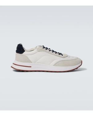 Loro Piana Zapatillas Weekend Walk Con Ante - Multicolor