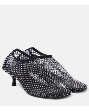 Christopher Esber Pumps Minette Aus Mesh Mit Kristallen - Schwarz