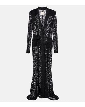 Blumarine Maxikleid Aus Spitze - Schwarz