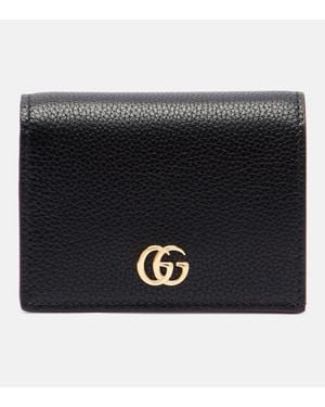 Gucci Gg Marmont Leather Wallet - Black