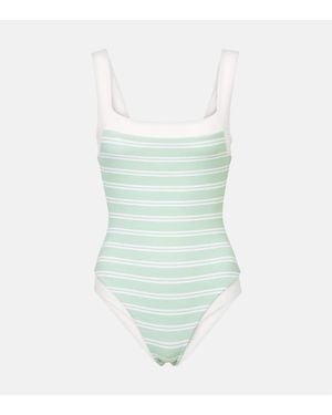 Marysia Swim Bianco Striped Swimsuit - Green