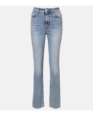 TOTEME High-Rise Slim Jeans - Blue