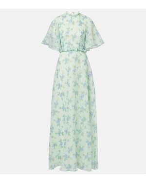 Markarian Robe Heather Aus Organza - Grün