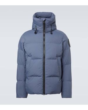 Canada Goose Label Daunenjacke Crofton - Blau