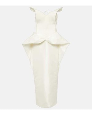 Danielle Frankel Bridal Daphne Silk Taffeta Gown - White