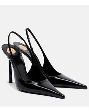 Saint Laurent Slingback-Pumps Vendome 110 Aus Leder - Schwarz