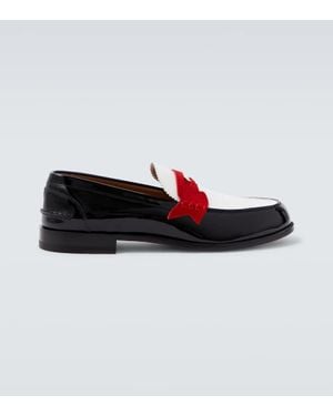 Christian Louboutin Loafers Penny Aus Lackleder - Schwarz