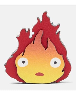 Loewe X Howl's Moving Castle Taschenanhaenger Calcifer - Rot