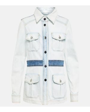 Dorothee Schumacher Giacca Di Jeans Denim Love Patchwork - Bianco