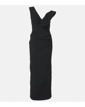 Maticevski Requiem Ruffled Maxi Dress - Black