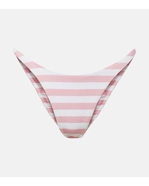 SAME '90S Striped Bikini Bottoms - Pink