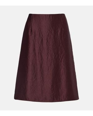 Vince Midirock Aus Satin - Lila