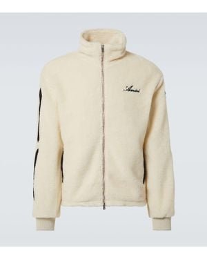 Amiri Chaqueta Bones De Forro Polar Con Aplique - Neutro