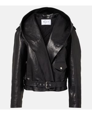 Alaïa Giacca Biker - Nero