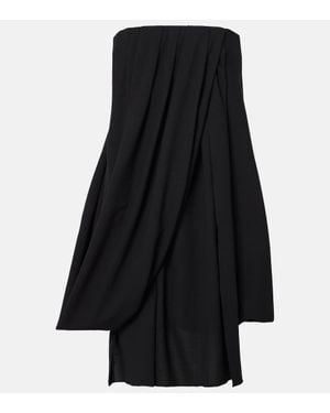 JW Anderson Bustier-Kleid Aus Einem Wollgemisch - Schwarz