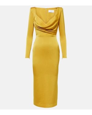 Alex Perry Abito Midi - Giallo