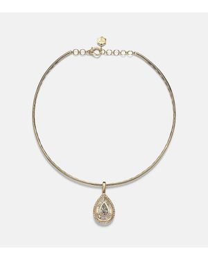 SHAY 18Kt Choker With Diamonds - Metallic